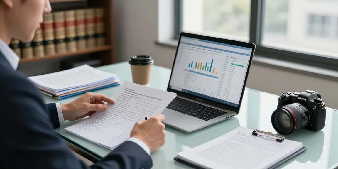 Forensic auditing workspace highlighting aafikotacimahi.org's commitment to accuracy and professionalism