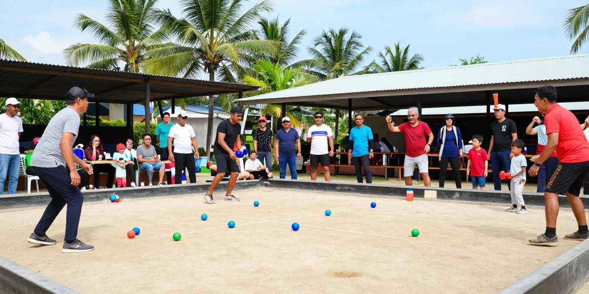 FOPI Kota Pontianak petanque community tournament showcasing vibrant players and lively atmosphere