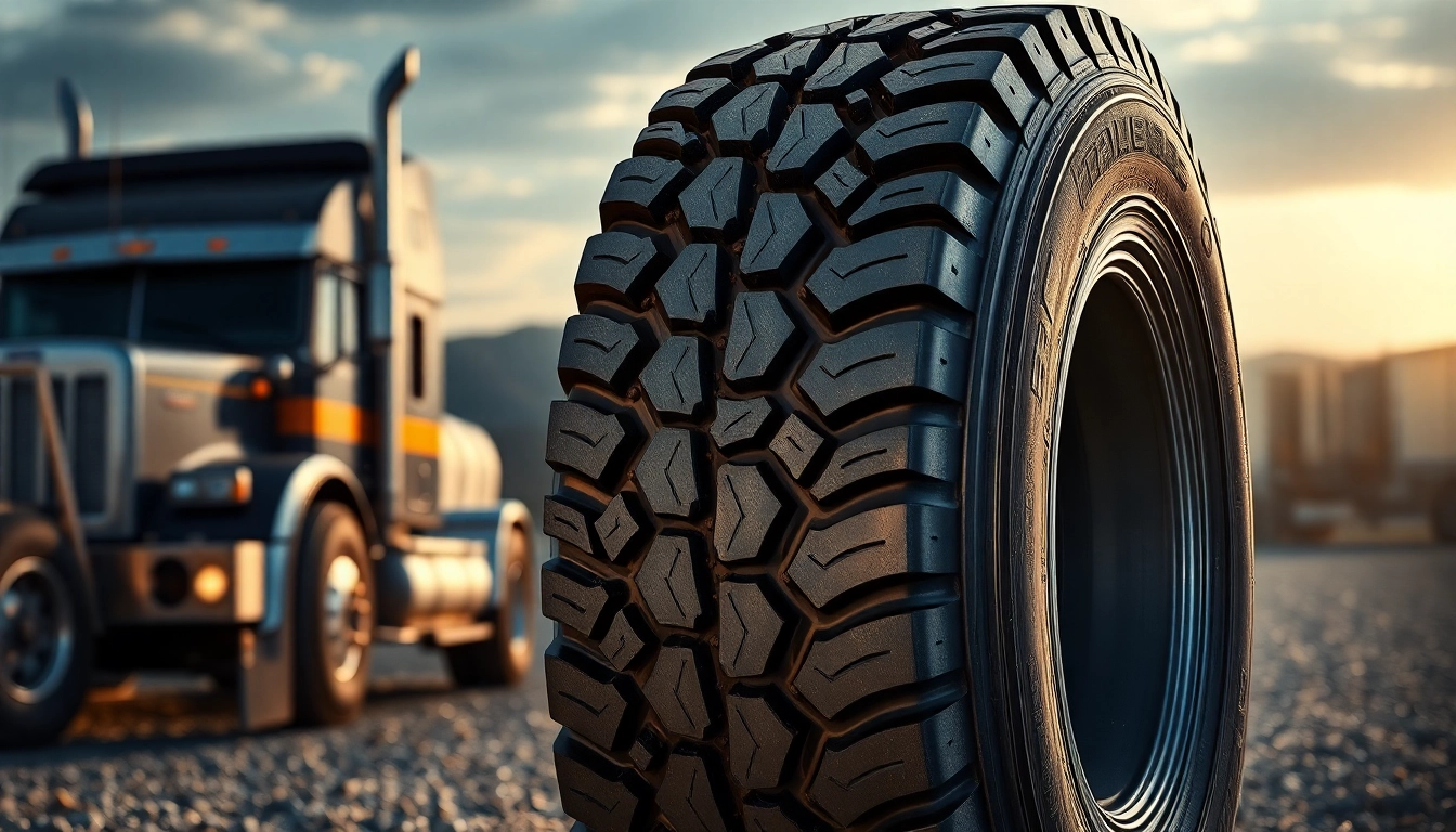 Close-up of RR99 tire showcasing its durability and tread in rugged outdoor setting.
