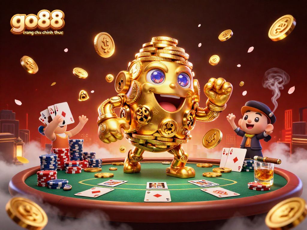 Engage with an ultra-detailed illustration for go88 trang chu chinh thuc, showcasing dynamic casino elements.