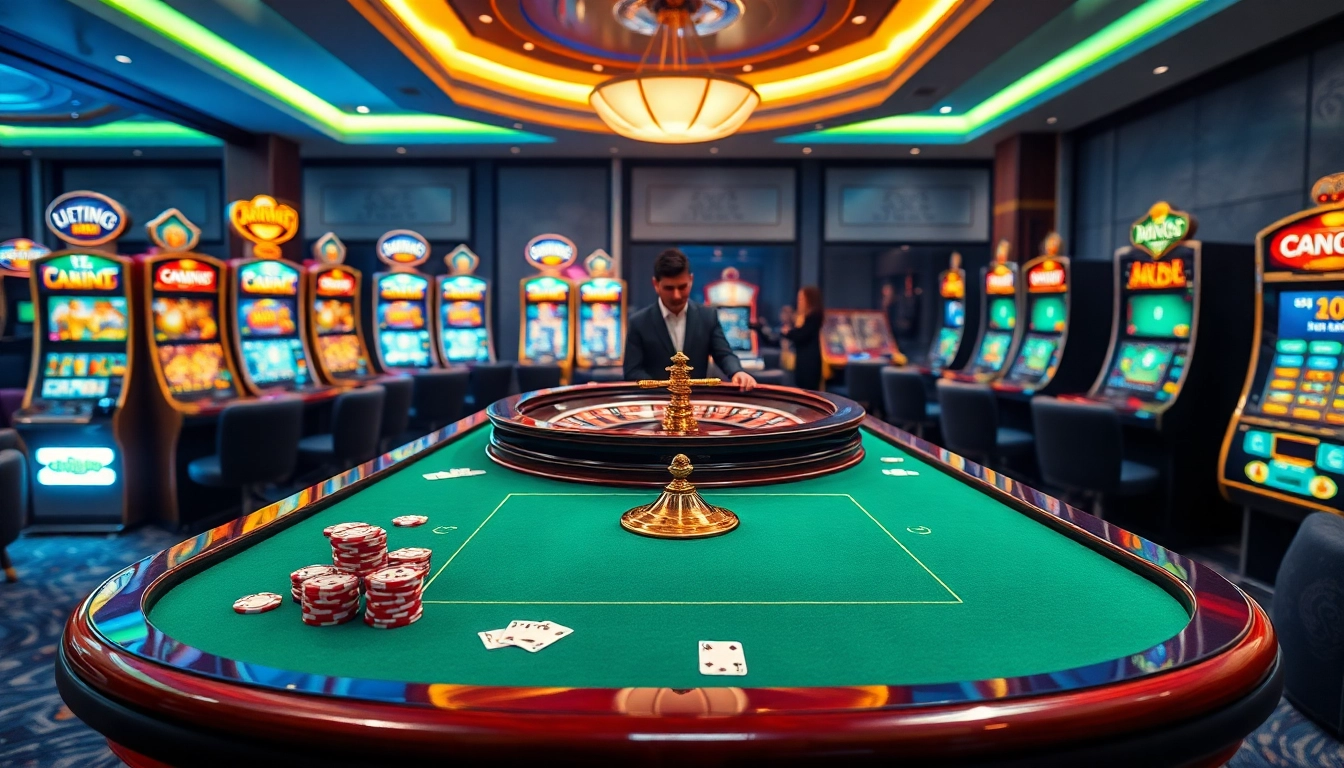Engaging players at a premium roulette table highlighting the luxury of https://sky88sa.com/ casino experiences.