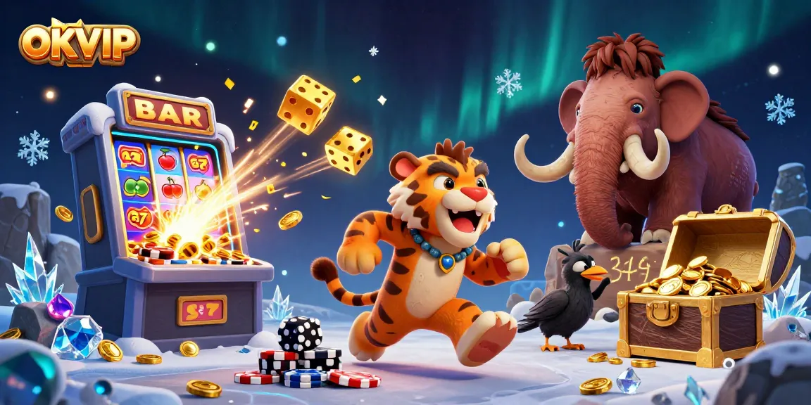 Join the fun at OKVIP's jazzy casino adventure with thrilling slot and gaming experiences!