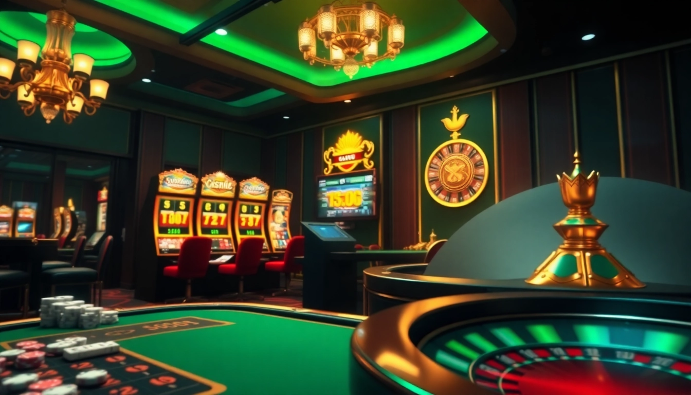 Experience the thrills of GG888 as players engage with exciting games at a luxurious online casino.