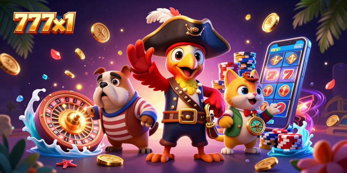 Spin and win with 777x1 during a dynamic casino adventure filled with colorful jackpots!