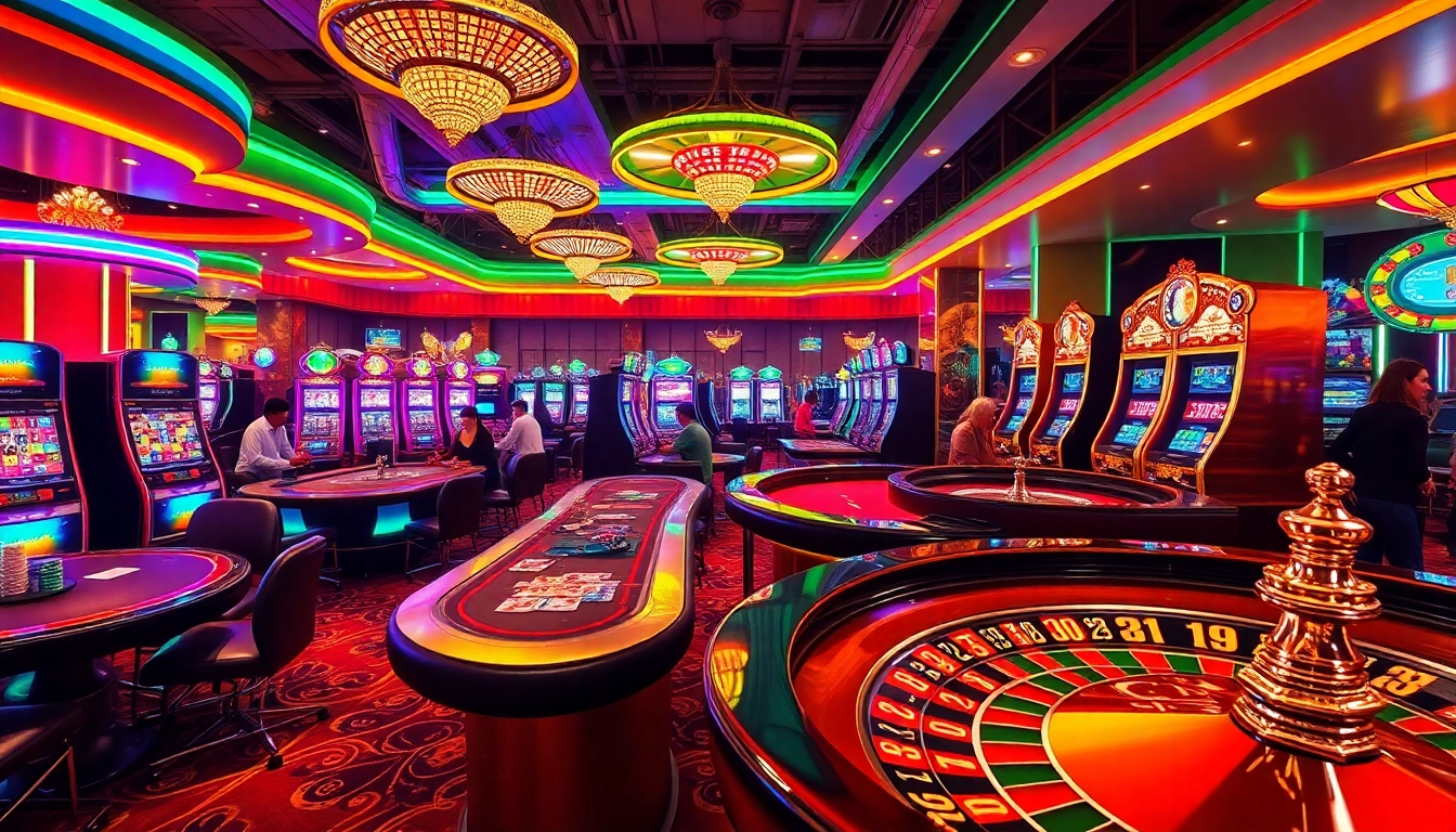 Kuwin offers an exhilarating casino experience with vibrant gaming tables and engaged players.
