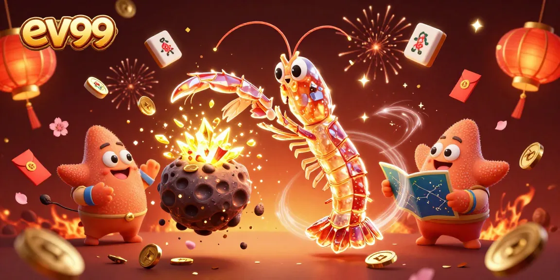 Win big with ev99 by spinning reels and collecting golden treasures amidst festive elements.