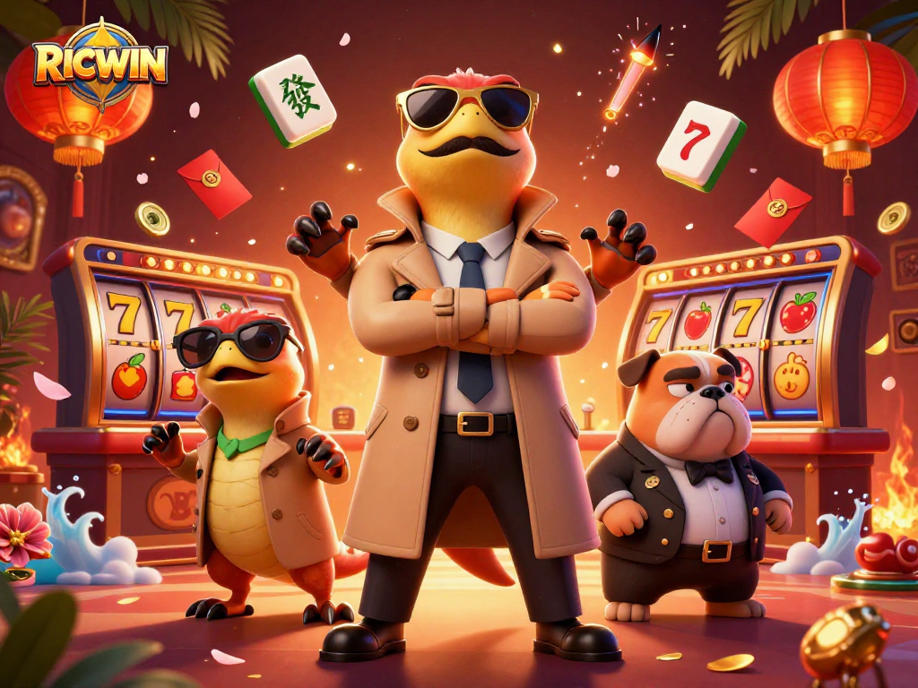 Engage in exclusive gaming adventures with RICWIN at vibrant casino lounges filled with excitement.