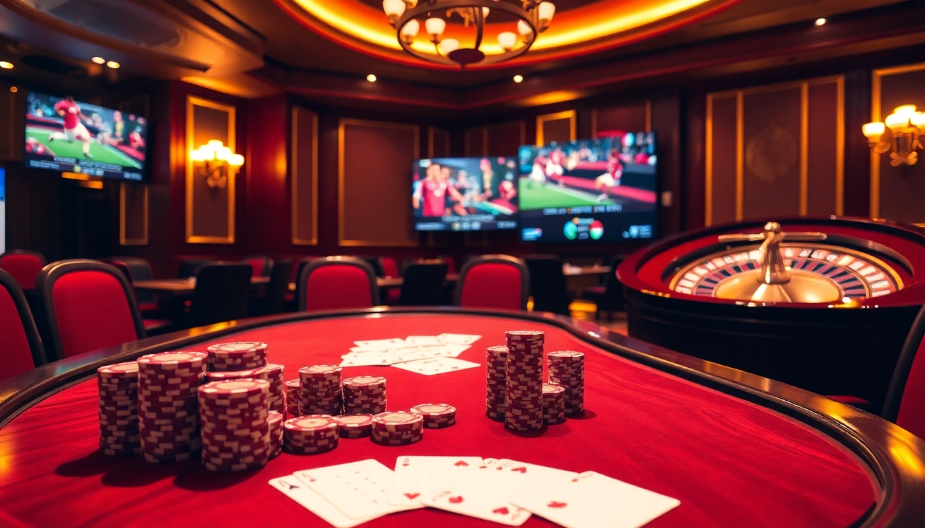 Engaging players at Luongsontv live sports events with luxurious casino elements showcased.