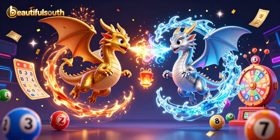 Play exciting games at beautifulsouth with thrilling dragons amidst lottery and gambling elements.