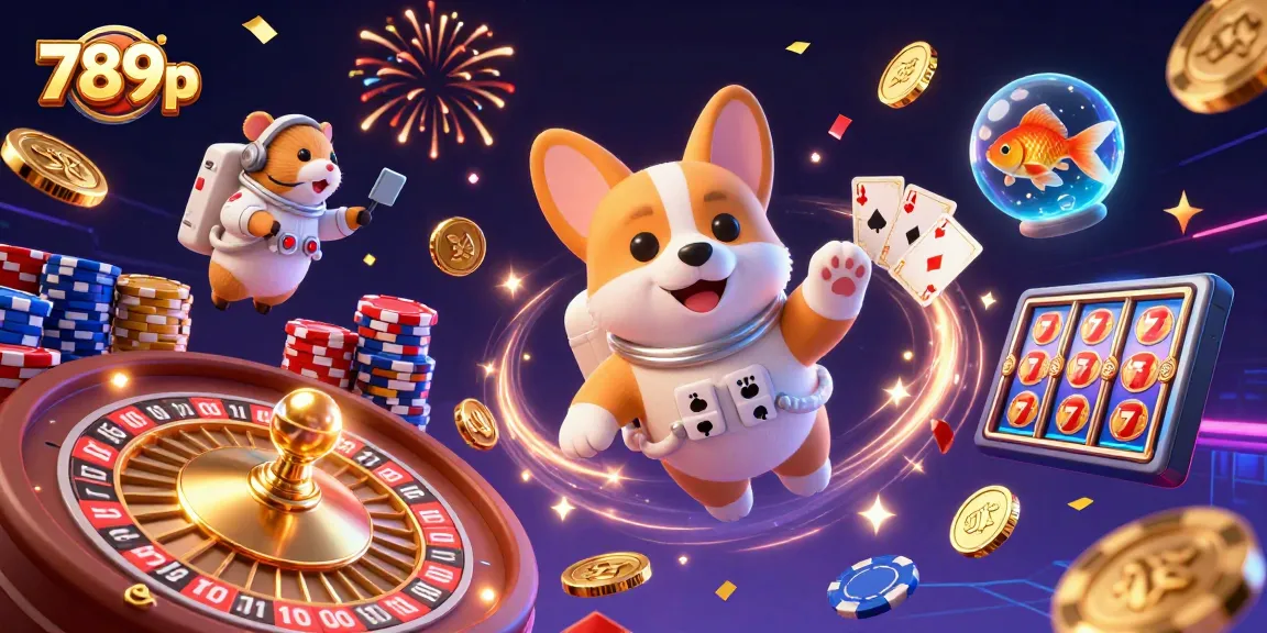Engage with thrilling 789p gaming action in a vibrant cosmic casino filled with dynamic elements.