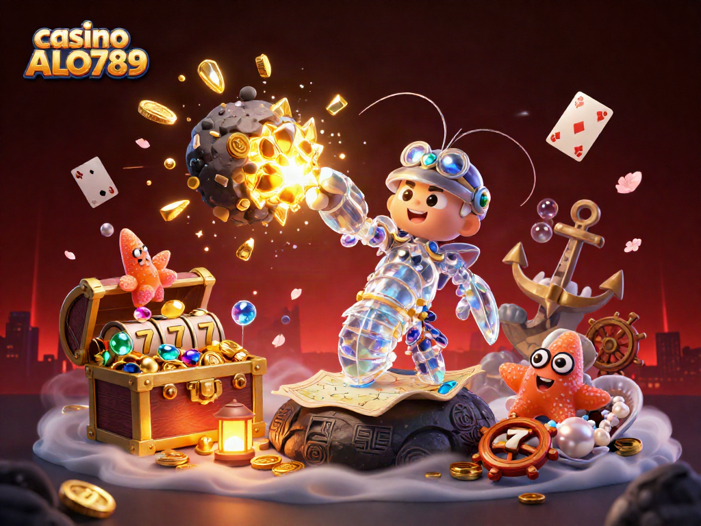 Engage in the thrilling world of casino ALO789 with galactic samurai and treasure-filled adventures.