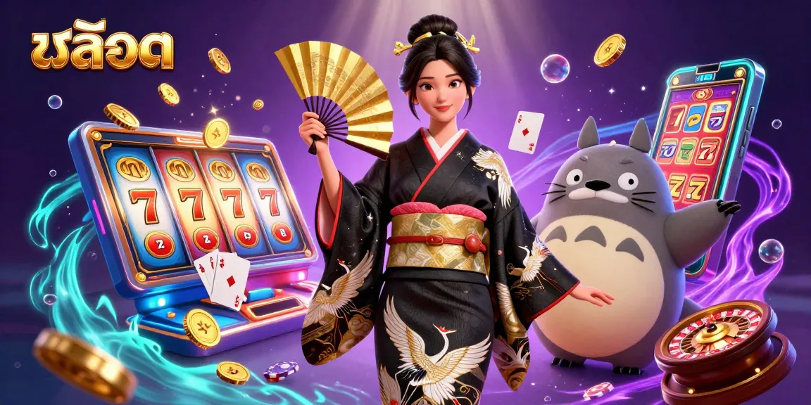 Engage in exciting สล็อต gameplay featuring elegant characters amidst vibrant casino elements.