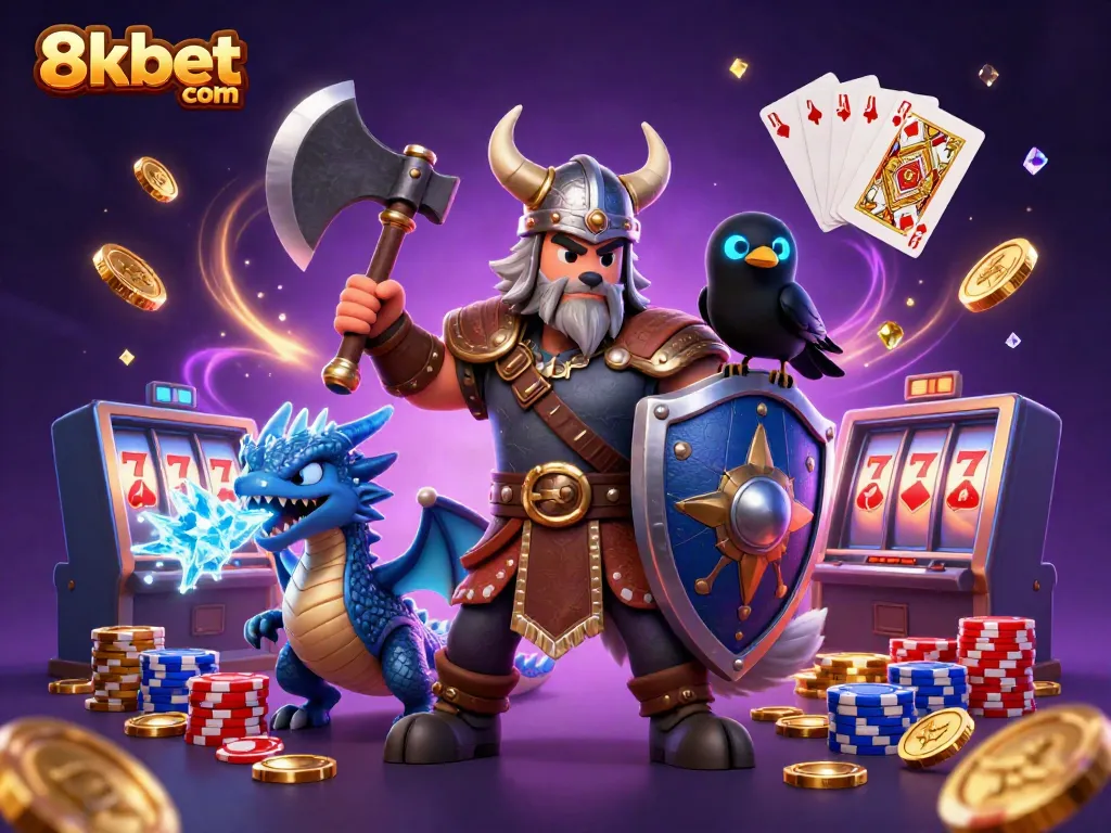Experience the excitement of 8xbet com with thrilling casino action and vibrant 3D elements.