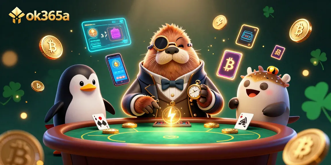 Engage with the exciting world of ok365a at a vibrant underwater poker game with creative characters.
