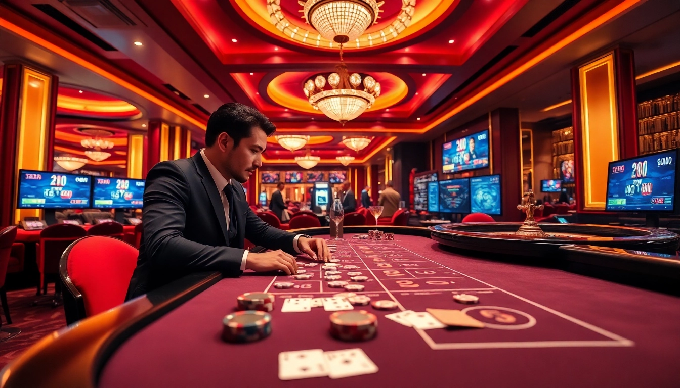 Engage in thrilling gameplay at S8 casino with colorful chips and exciting cards.