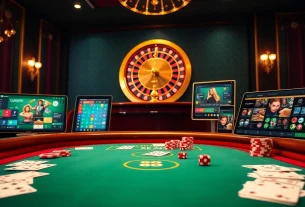 BEM88 players enjoying high-stakes Baccarat in a luxurious casino environment filled with excitement.