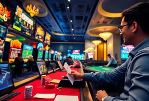 Online gambling scene at SBOBET.dance showcasing exciting games and user engagement