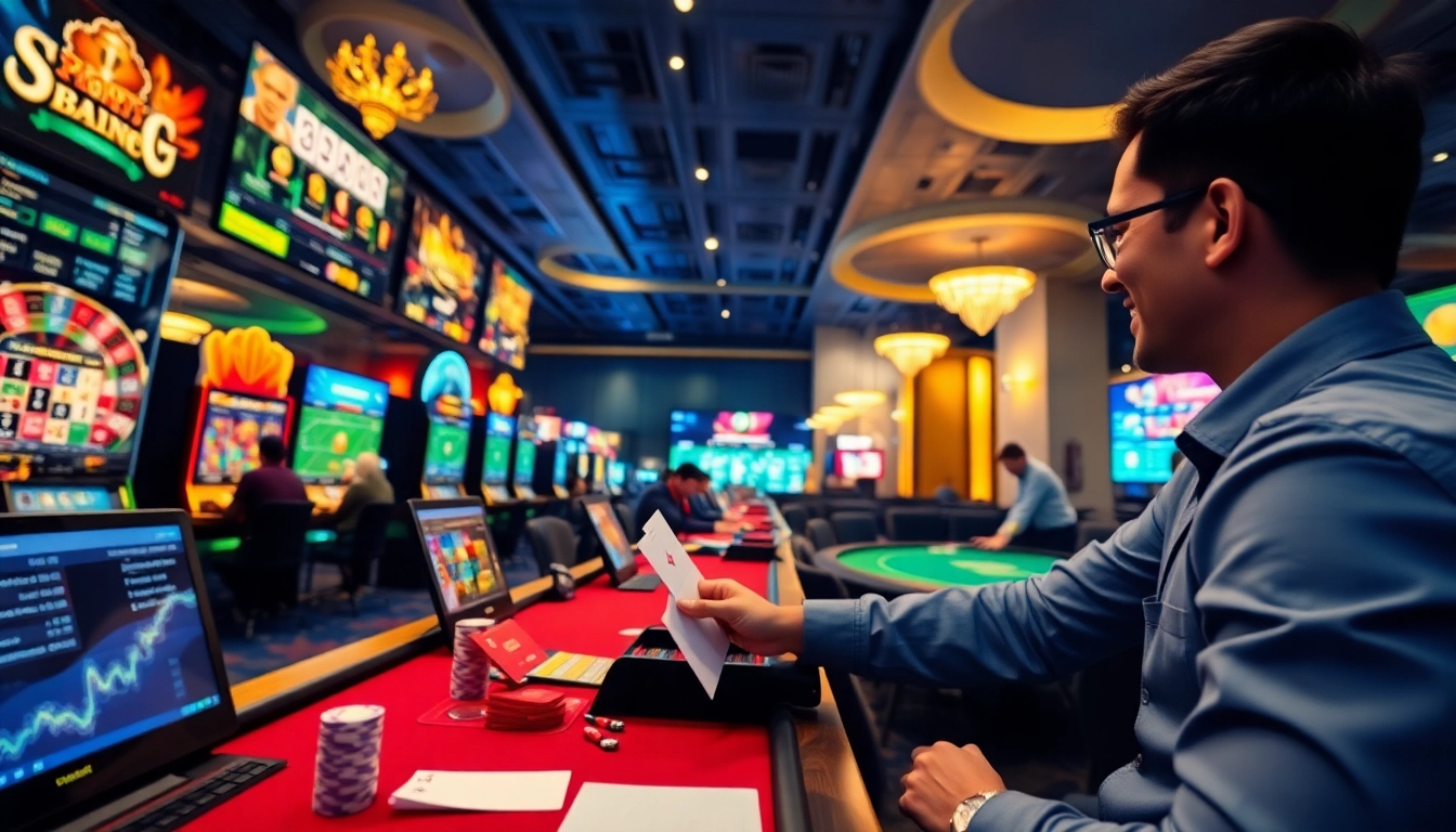 Online gambling scene at SBOBET.dance showcasing exciting games and user engagement